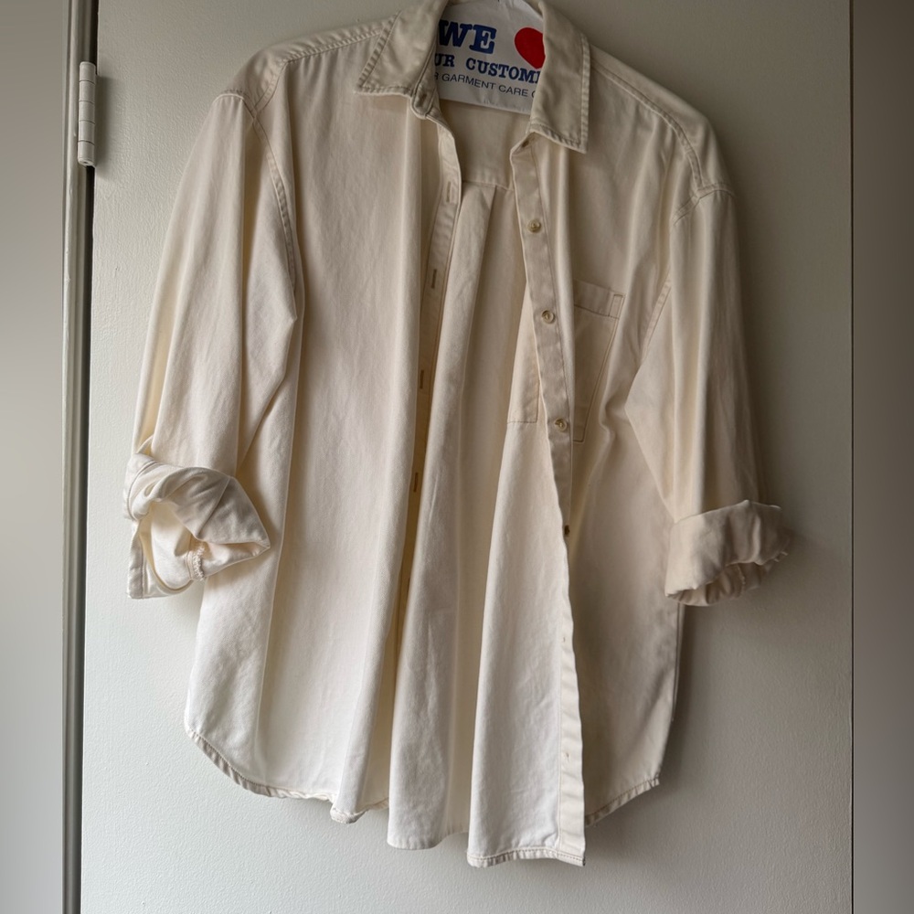 Women’s oversize denim shirt